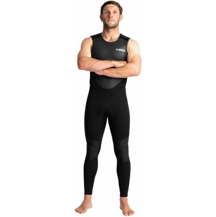 2026 C-Skins Mens Element 3/2mm Long John Wetsuit C-EL32LJM - Black